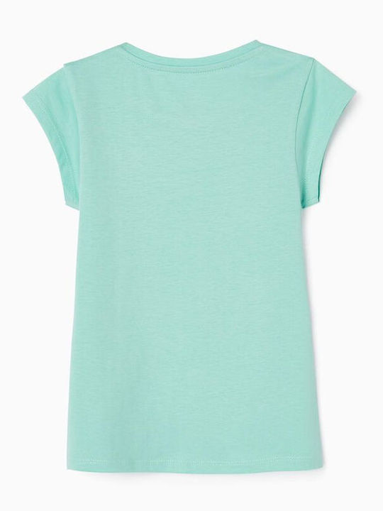 Zippy Kids Blouse Short Sleeve Turquoise