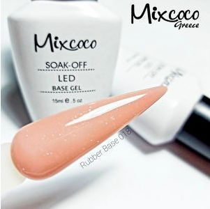 Mixcoco Base Coat για Ημιμόνιμα Βερνίκια Rubber 15ml