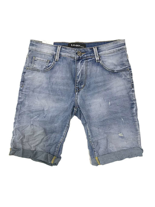 Ustyle Men's Shorts Jeans Light Blue