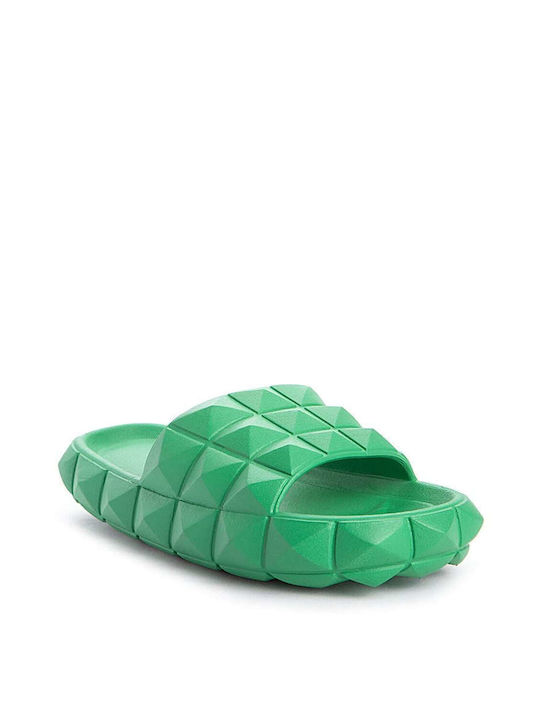 Keep Fred Women's Slides Green