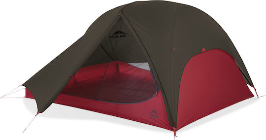 MSR FreeLite Summer Camping Tent Igloo Mountaineering Khaki with Double Cloth for 3 People Waterproof 1200mm 300x213x109cm