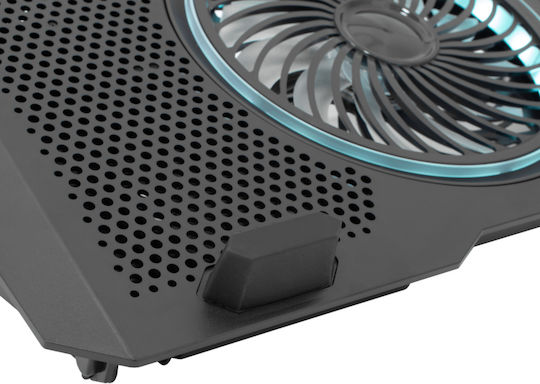 White Shark Aurora Kühlung Pad für Laptop bis zu 17.3" mit 5 Ventilatoren und Beleuchtung