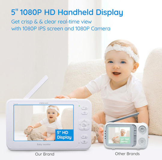 Foscam Wireless Baby Monitor , Two-way Communication & Lullabies