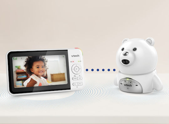 Vtech Video Nanny Ασύρματη Ενδοεπικοινωνία Μωρού με Κάμερα & Οθόνη 5" , Αμφίδρομη Επικοινωνία & Νανουρίσματα