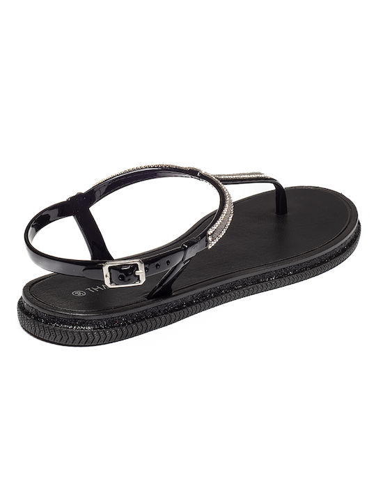 THALASSA - Flat Sandal, BLACK, 113-036-001