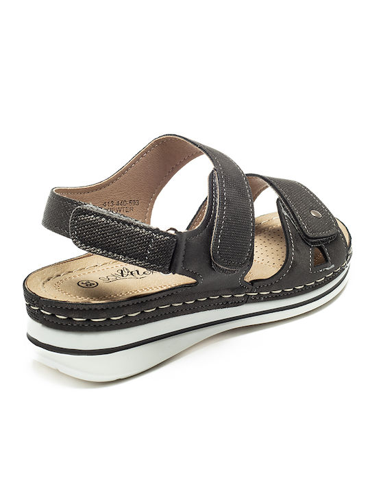 SOFT & FLEX - Sandal, STEEL, 413-440-893