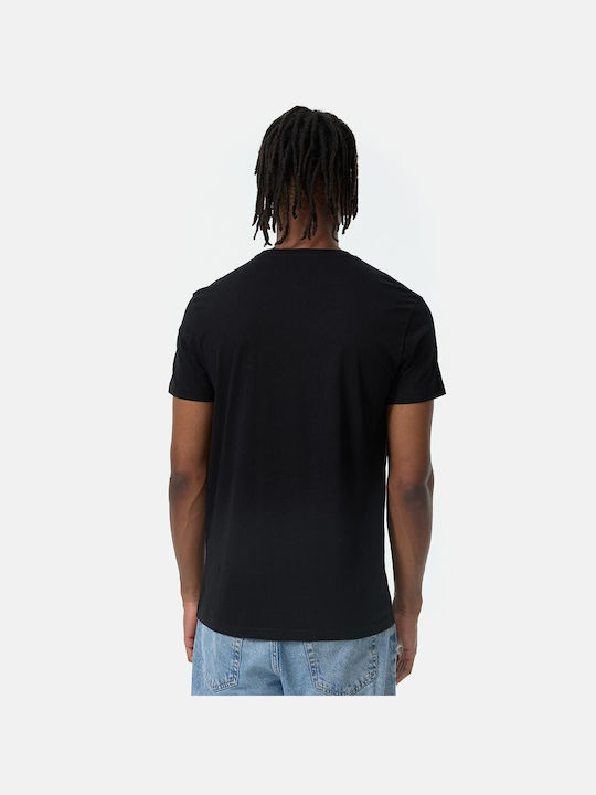 Lonsdale Elphin Men's Short Sleeve T-shirt Black