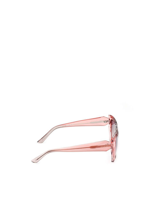 Guess Women's Sunglasses with Pink Plastic Frame and Pink Gradient Lens GU7896 74Z