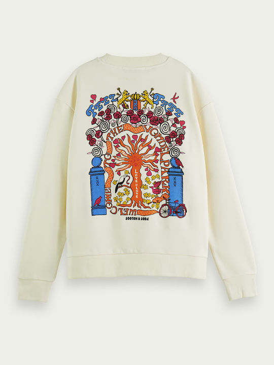 Scotch & Soda Women's Sweatshirt White