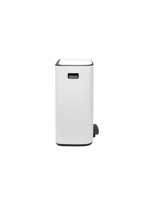 Brabantia Waste Bin Waste Plastic with Pedal White 30lt 1pcs 1003188