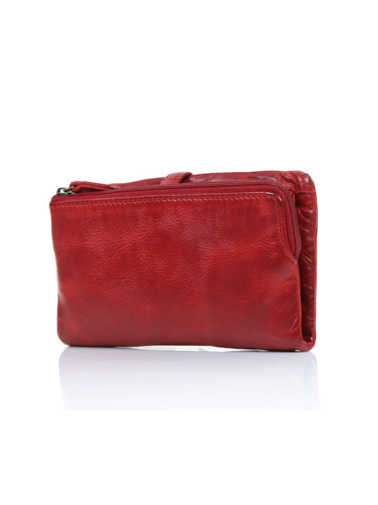 Kion WS-3399 Leather Women's Wallet Red