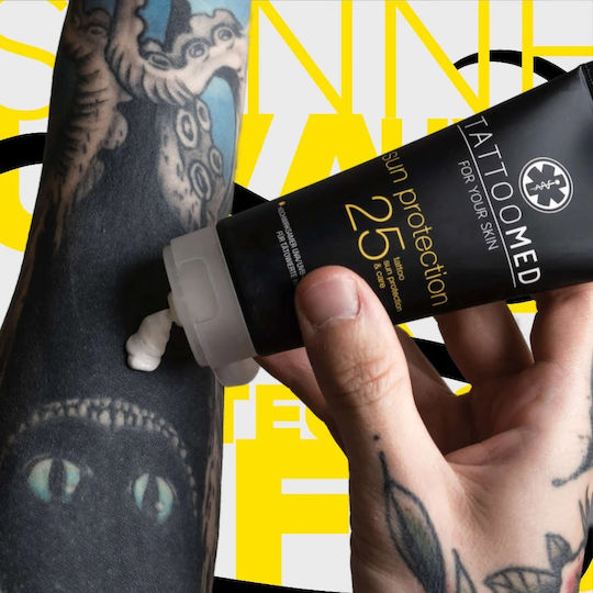 Tattoomed Sonnenschutz SPF25 Creme für Tattoo 100ml