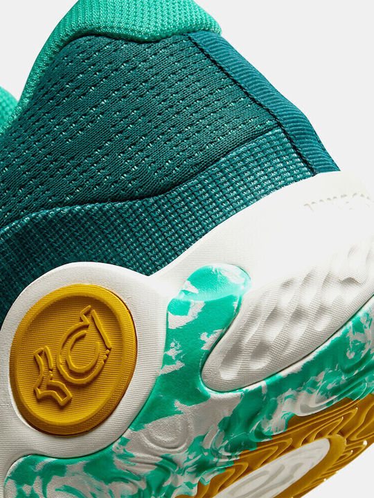 KD Trey 5 X High Basketball Shoes Clear Jade