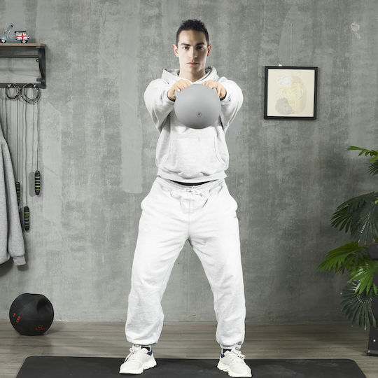 Kettlebell από PVC 4kg Γκρι