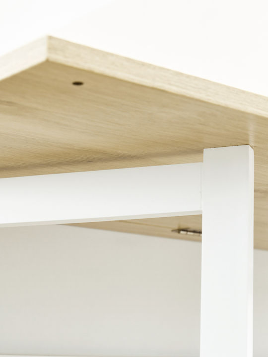 Masă Bar Lemnoasă Alb 116x79.5x91buc