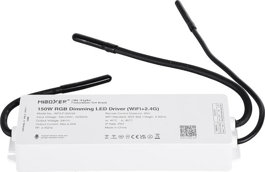 GloboStar Τροφοδοτικό LED Στεγανό IP67 Ισχύος 150W με Τάση Εξόδου 24V