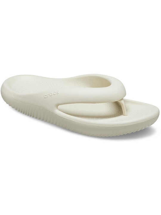 Crocs Mellow Σαγιονάρες σε Λευκό Χρώμα