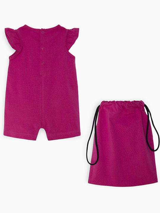 Tuc Tuc Baby Bodysuit Set Sleeveless with Accessories Fuchsia