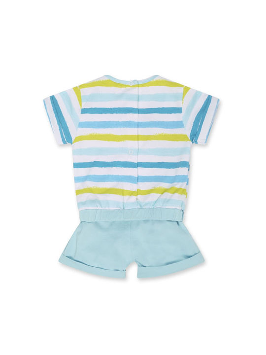 Tuc Tuc Baby Bodysuit Set Short-Sleeved Light Blue