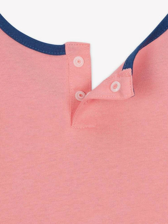 Jordan Hero Baby Bodysuit Sleeveless Coral