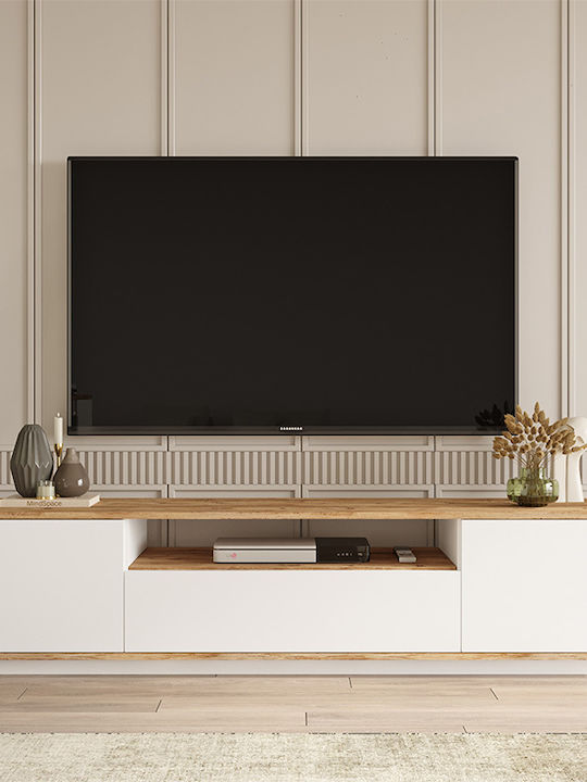TV Stand Soren White L180xD44xH46cm