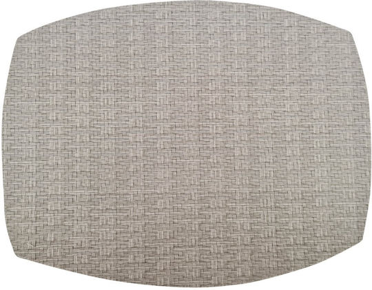 Sonolys Placemats Piele ecologică Gri 43x33cm 1buc