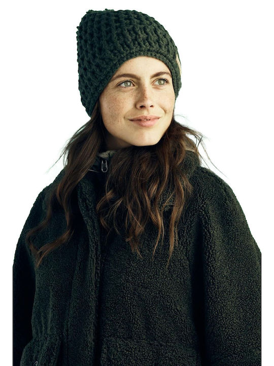 Sinner Nordic II Knitted Beanie Cap Green