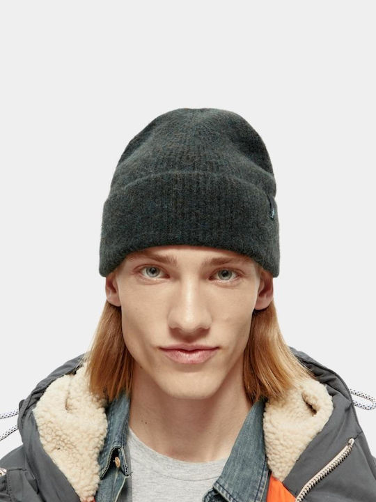 Knitted Beanie Cap Green 171371-5201
