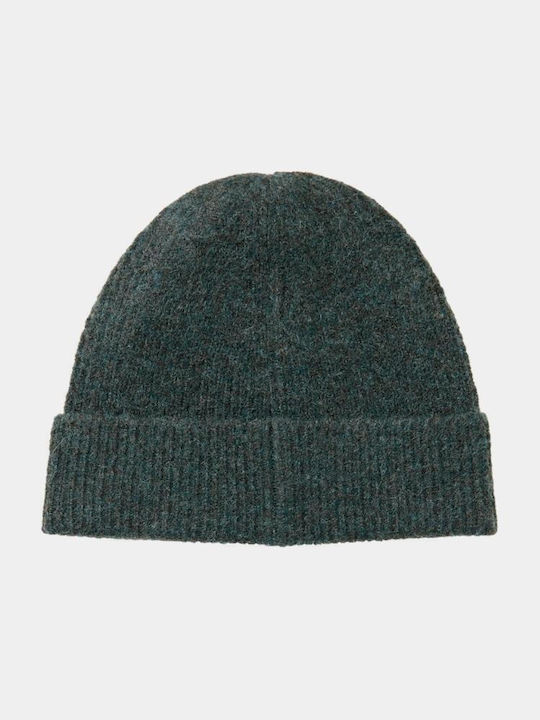 Knitted Beanie Cap Green 171371-5201
