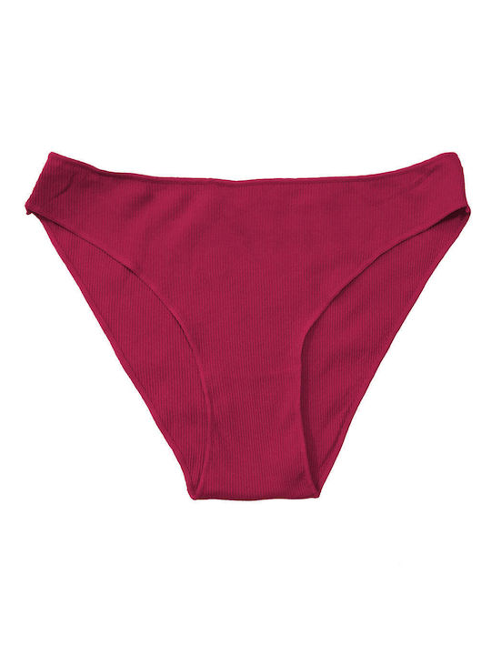 Ustyle Cotton Women's Slip Burgundy