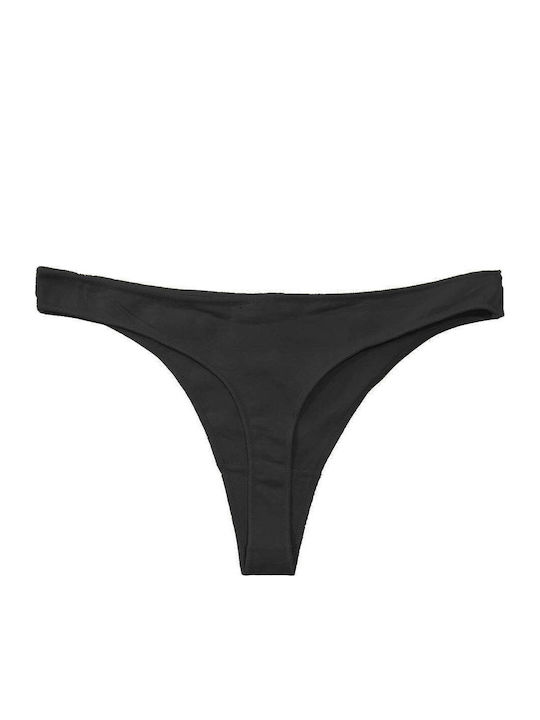 Βαμβακερά Damen Zeichenfolge 3Pack Schwarz