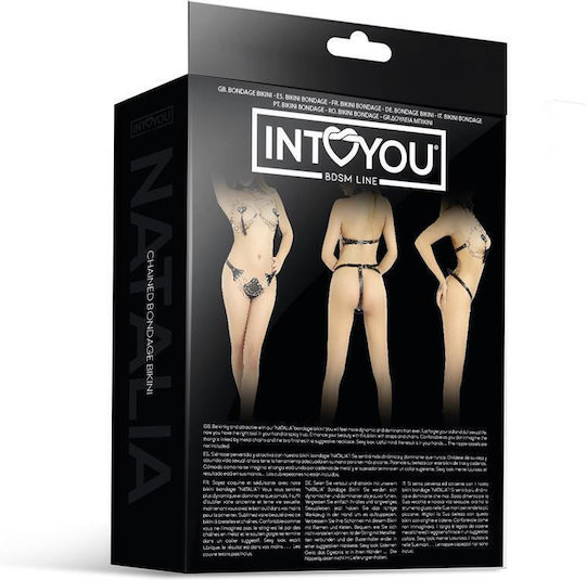 IntoYou Natalia Schwarz Leder- und Latex-Outfit