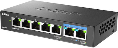 D-Link DMS-107 Unmanaged L2 Switch with 7 Ethernet Ports