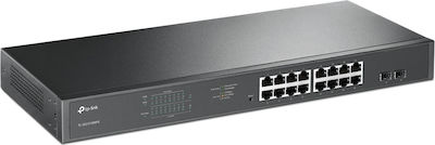 TP-LINK TL-SG1218MPE v5 Managed L2 PoE+ Switch με 16 Θύρες Gigabit (1Gbps) Ethernet και 2 SFP Θύρες