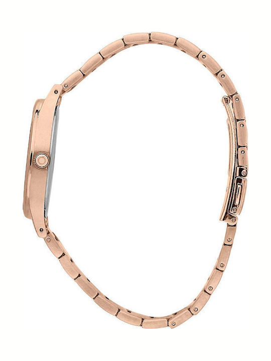Trussardi T-star Ceas de Damă cu Rose Gold Brățară Metalică