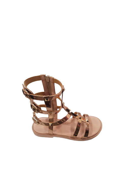 Scarpy Kinder Sandalen Gold