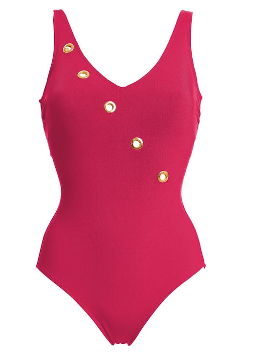 One-Piece Swimsuit Fuchsia