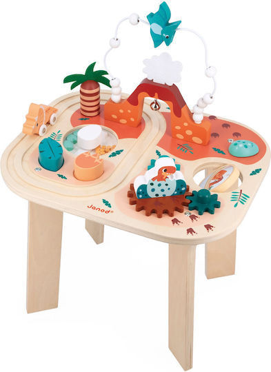Janod Activity Table Dino made of Wood with Sounds for 12++ Months