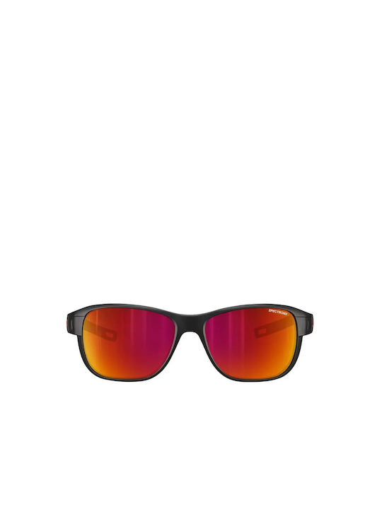 Julbo Sunglasses with Black Plastic Frame and Orange Mirror Lens J5581114