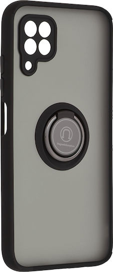 Techsuit Umschlag Rückseite Metallisch Magnetisch Schwarz Huawei P40 Lite