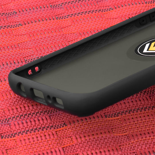 Techsuit Umschlag Rückseite Metallisch Magnetisch Schwarz Huawei P40 Lite