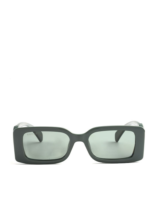 Gucci Feminini Ochelari de soare cu Verde Cadru și Gri Lentilă GG1325S 003