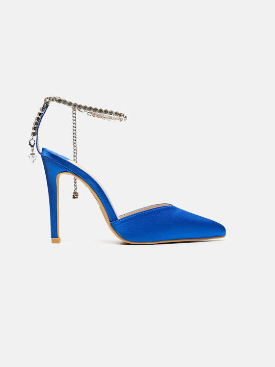 InShoes Pointed Toe Blue Heels