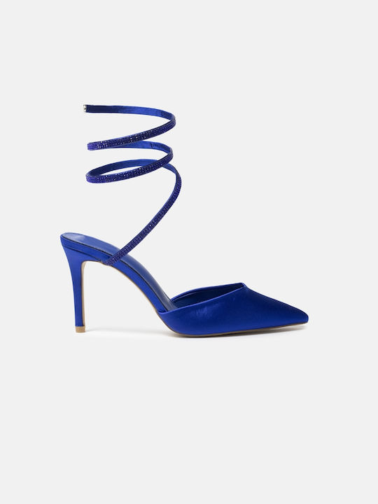 InShoes Pointed Toe Blue Heels