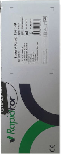 Vitrosens RapidFor Strep A Rapid Test Kit Streptococcus Test 25pcs