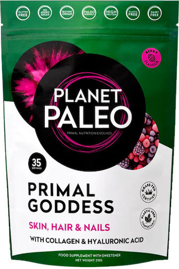 Planet Paleo Primal Goddess mit Hyaluronsäure & Vitamin C 210gr Beere