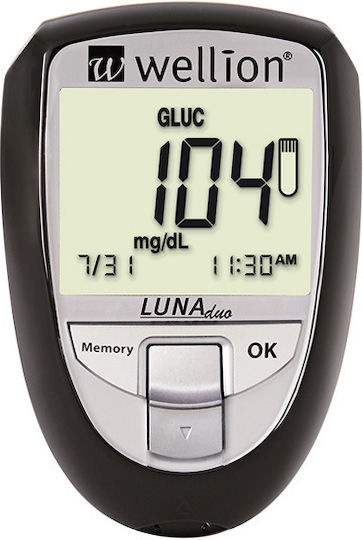 Wellion Luna Trio Glucose Meter Black