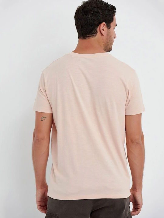 Garage Fifty5 Herren T-Shirt Kurzarm Rosa