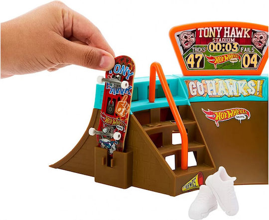Hot Wheels Miniaturspielzeug HOT WHEELS PISTE SKATE STADIUM SKATEPARK für 5+ Jahre Jahre