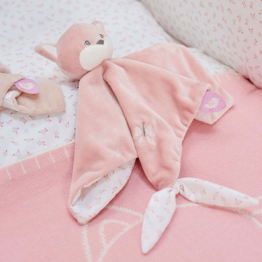Nattou Πανάκι Μωρού Doudou Fox Ροζ